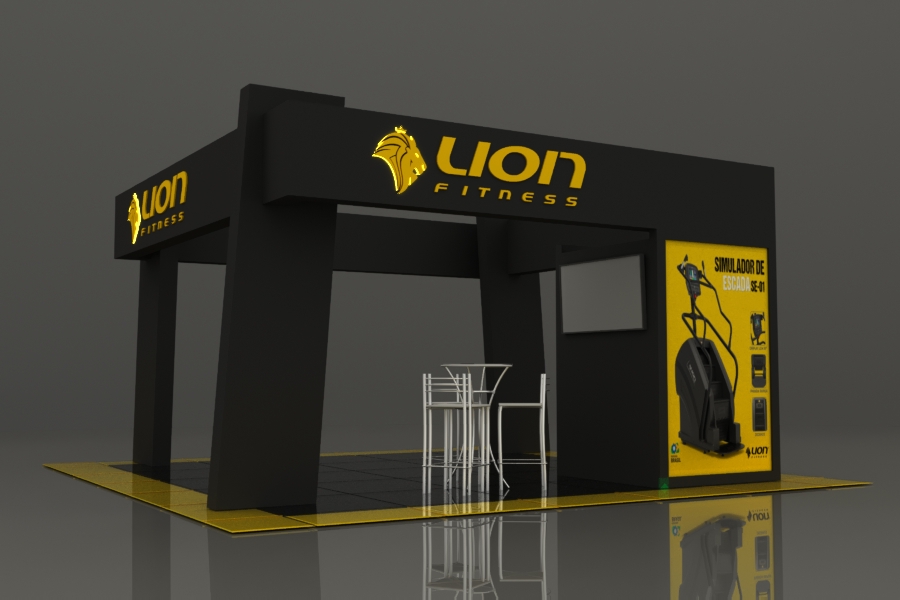 PROJETO ESTANDE LION FITNESS